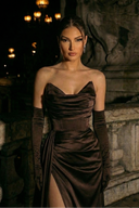 Rochie Sophie Dark Brown