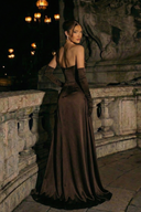 Rochie Sophie Dark Brown