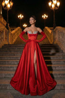 Rochie Katy Rosu