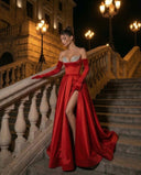 Rochie Katy Rosu