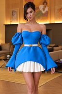 Rochie Nina Albastru Electric – imaginea 2