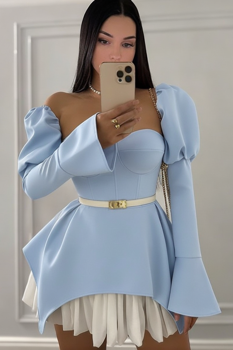 Rochie Nina Baby Blue
