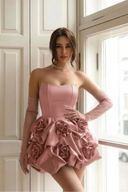 Rochie Nicolle Dusty Pink